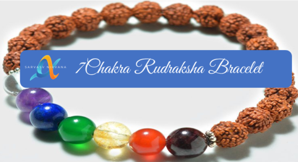 7 Chakra + Rudraksha Bracelet