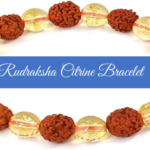 26-Rudraksha+Citrine Bracelet