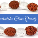 27-Rudraksha+Clear Quartz Bracelet